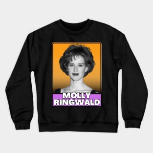 Molly ringwald (retro) Crewneck Sweatshirt